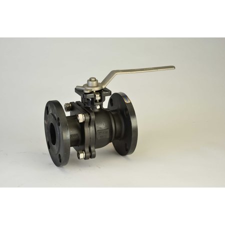 CHICAGO VALVES AND CONTROLS 3", Full Port Flanged Carbon Steel Ball Valve Inline 8246RTM1030